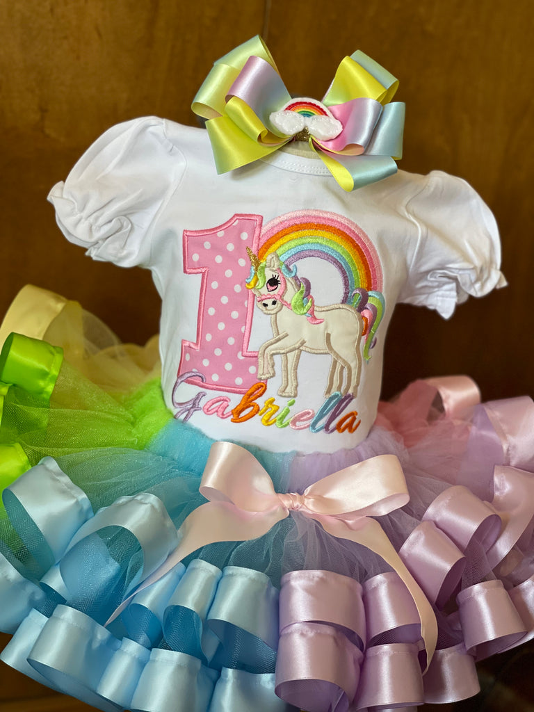 Unicorn Birthday Outfit,Pastel Rainbow Unicorn Tutu Set,Pastel Unicorn,Ribbon Tutu Outfit,First Birthday Dress,Unicorn Outfit,Personalized 2T / Tutu- Unicorn Birthday Outfit,Pastel Rainbow Unicorn Tutu Set,Pastel Unicorn,Ribbon Tutu Outfit,First Birthday Dress,Unicorn Outfit,Personalized 2T / Tutu-