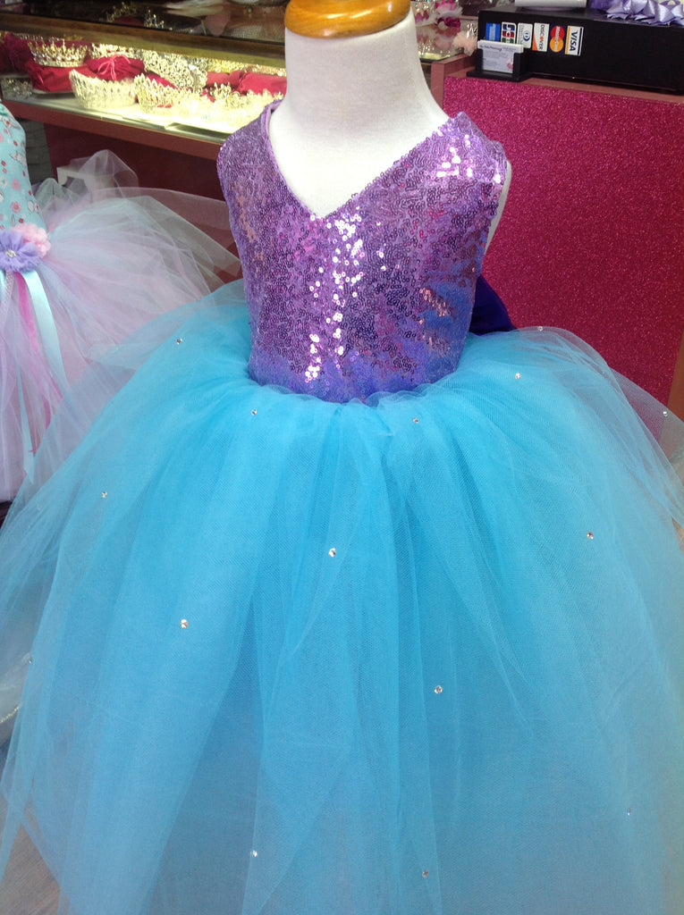 mermaid themed birthday dress mermaid theme birthday dress Sea Green Mermaid Theme Birthday Dress for Girls