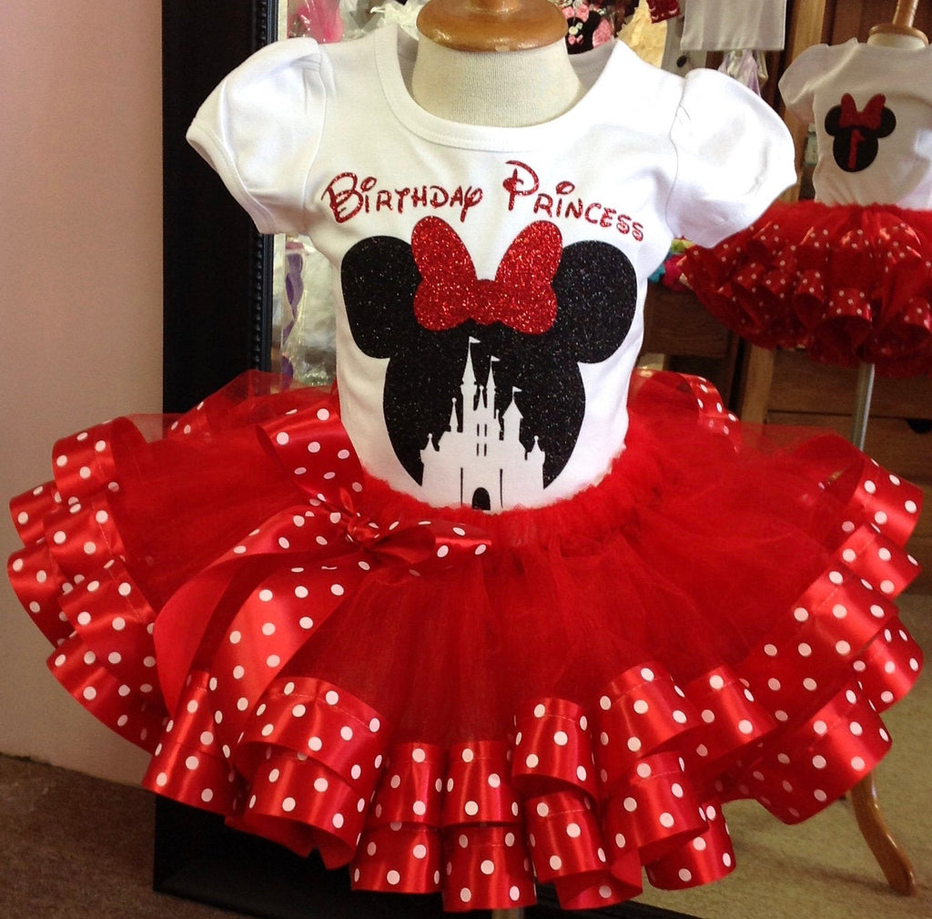 red minnie mouse party