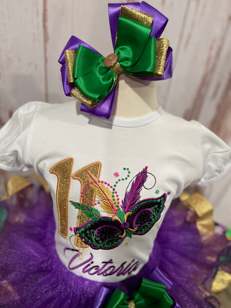 Mardi Gras Tutu Birthday Outfit, Mardi Gras Outfit, Mardi Gras Dress 5T Mardi Gras Tutu Birthday Outfit, Mardi Gras Outfit, Mardi Gras Dress 5T