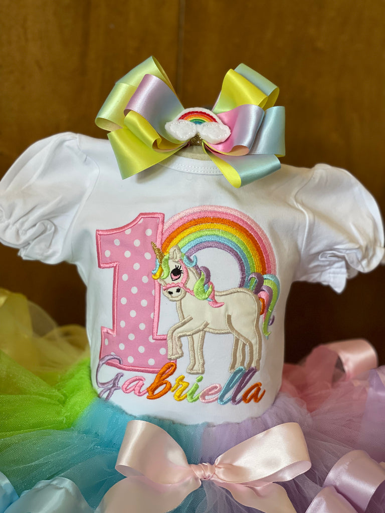 Unicorn Birthday Outfit,Pastel Rainbow Unicorn Tutu Set,Pastel Unicorn,Ribbon Tutu Outfit,First Birthday Dress,Unicorn Outfit,Personalized 2T / Tutu- Unicorn Birthday Outfit,Pastel Rainbow Unicorn Tutu Set,Pastel Unicorn,Ribbon Tutu Outfit,First Birthday Dress,Unicorn Outfit,Personalized 2T / Tutu-