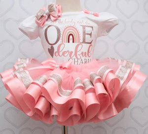 ONEderful tutu outfit, 1st birthday, ONEderful dress