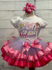 Royal Threeness, Twoness, Oneness Tutu Birthday Outfit, Royal Tutu Dress in any number