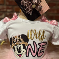 Safari Theme Birthday Outfit, Wild One, Two, Three Tutu, Safari Mouse Dress, Wild theme Dress