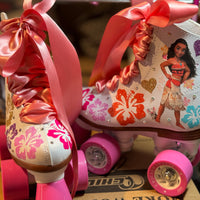 Hawaiian Girl Roller Skates,Rink Roller Skates