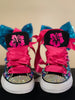 Stitch Custom bling Sneakers, Stitch Bling shoes, Lilo and Stitch custom Chucks