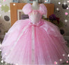Pink Princess Forever Dress, Pink Tutu Gown, Pink Princess Costume, Pink and Gold Princess Dress