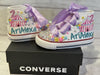 Circus Theme Sneakers shoes,  Custom Carnival bling converse, Circus Bling shoes