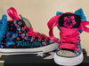 Stitch Custom bling Sneakers, Stitch Bling shoes, Lilo and Stitch custom Chucks