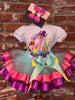 Under the Sea Theme Birthday Tutu Outfit, Under The Sea Dress, Ocean theme Dress