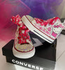 Kitty themed Bling Sneakers, Kitty Bling Shoes, personalized shoes, Custom Kitty Shoes, Custom Bling Chucks