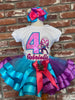 Ghosty Girl Spidey Birthday Tutu Outfit, Spider Girl Dress