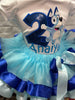 Blue Dog Theme Tutu Birthday Outfit, Bluey Theme Birthday, Birthday Shirt
