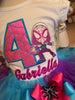 Ghosty Girl Spidey Birthday Tutu Outfit, Spider Girl Dress