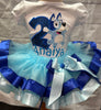 Blue Dog Theme Tutu Birthday Outfit, Bluey Theme Birthday, Birthday Shirt