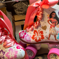 Hawaiian Girl Roller Skates,Rink Roller Skates