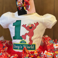 Red Monster Outfit, Street tutu outfit, Red Dress, Street Birthday Outfit