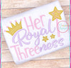 Royal Threeness Tutu Birthday Outfit, Royal Threeness Dress