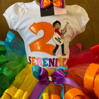 Coco Themed Tutu Birthday Outfit, Coco Party Dress, Miguel Coco Dress