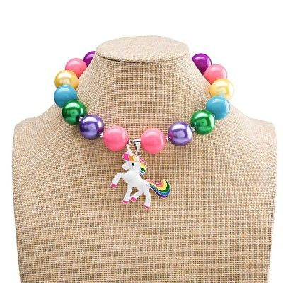 Unicorn Bubble Gum Necklace