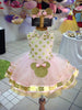 Minnie Mouse Pink and Gold Ribbon Tutu Dress,Pink and gold Minnie Mouse Tutu dress, Pink Minnie Mouse tulle dress, Minnie Mouse costume