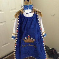 Royal Prince Costume | First Birthday Outfit Boy | Personalized Cake Smash King Outfit | Birthday Prince Charming Costume