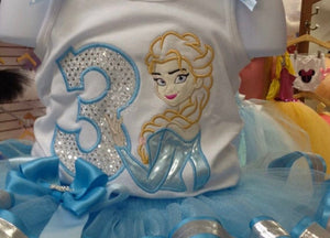 Camiseta de cumpleaños de Elsa CONGELADA, camiseta de cumpleaños personalizada, camiseta de cumpleaños personalizada de Elsa congelada