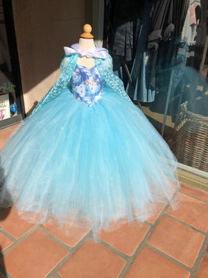 Vestido inspirado en FROZEN II, vestido de Elsa, disfraz de princesa de Disney, vestido congelado, vestido de princesa para niños pequeños, disfraz de princesa de Disney, vestido personalizado