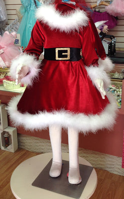 Vestido de Santa Claus, traje de Santa Claus, vestido de San Nicolás, vestido de Miss Santa Claus, vestido de Navidad, disfraces de vacaciones
