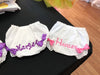 Personalized bloomer pants, baby bloomers