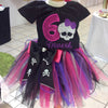 Monster High Tutu / Monster High Costume / Halloween Tutu / Monster High Custom Embroidery Shirt/ Monster High Tutu Costume