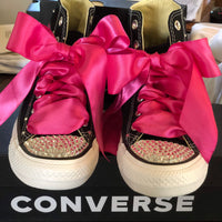 Tik Tok personalized bling Converse to match any outfit,Baby Bling Shoes, Birthday Shoes, Personalized Baby Shoes, Baby Shower Gift