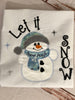 Snowman Christmas Shirt, Custom Christmas shirt, personalized Christmas shirt, Let it snow Christmas shirt