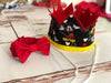 Traje de cumpleaños de 3 piezas de Mickey Mouse para niños, traje de cumpleaños para niños bebés, cumpleaños de Mickey, traje de Mickey Mouse