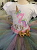 Pastel Rainbow Unicorn Birthday Outfit girls,Pastel Unicorn Birthday Outfit,Pastel Birthday Tutu,Pastel Unicorn,Rainbow Unicorn Tutu