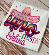 Fiesta theme Birthday Shirt, 1st Birthday Shirt, Uno Dos Tres Birthday Shirt, Mexican Birthday shirt, Personalized Fiesta Shirt