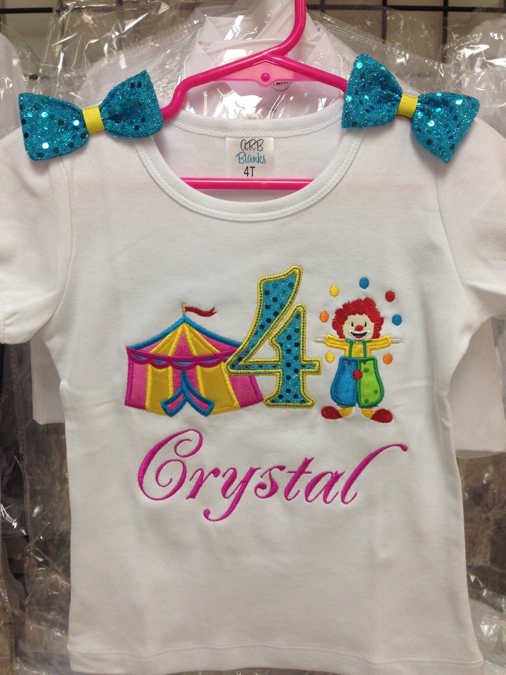 Circus Theme Birthday Shirt, Carnival Circus Birthday shirt, Clown personalized shirt