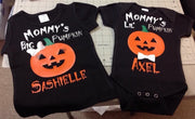 Pumpkin Shirts for Family, Mommy’s little pumpkin Shirts, Daddy’s little pumpkin shirts, Custom Halloween theme Shirt