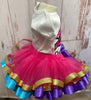 2 Legit to Quit Birthday tutu ribbon trim outfit, 90’s hip hop birthday outfit