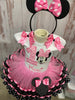 Pink Minnie Mouse birthday outfit, Pink and Black Minnie Mouse Dress, Minnie Mouse Dress