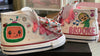 Cocomelon themed Bling Converse, Melon personalized converse shoes, baby custom Converse, Bling Custom sneakers