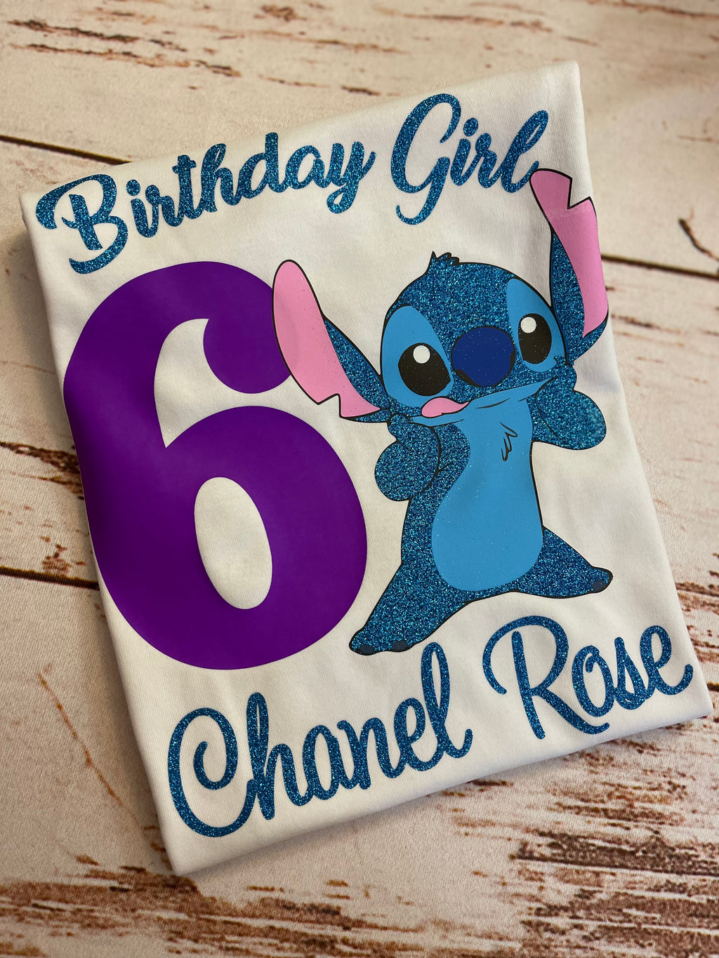  Disney Lilo & Stitch - Camiseta de cumpleaños para