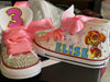 Paw Patrol Sky Converse personalizado, zapatos de cumpleaños de Paw Patrol, cualquier personaje, zapatos de bebé personalizados, regalo de Baby Shower