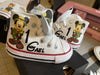 Mickey Mouse Safari Converse personalizado, zapatos de cumpleaños con tema Safari, zapatos de bebé personalizados Safari Mickey, regalo de Baby Shower