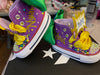 Rugrats temático Bling Converse, zapatos converse personalizados, Converse personalizados, zapatos de bebé personalizados, zapatillas de deporte personalizadas