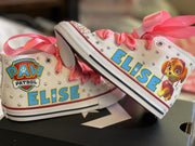 Paw Patrol Sky Personalized Converse, Paw Patrol Birthday Shoes, Any Character, Personalized Baby Shoes, Baby Shower Gift