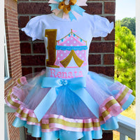 Circus Theme Birthday Tutu Outfit, Carnival Tutu Outfit, Carnival Shirt, Circus Birthday Outfit