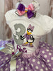 Traje de tutú de Daisy Duck, vestido de Daisy Duck, camisa de cumpleaños de bordado personalizado, traje de cumpleaños de Daisy Duck, traje de Daisy Duck, vestido de Daisy Duck