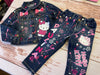 Traje de mezclilla de Hello Kitty, chaqueta de Hello Kitty, fiesta de Hello Kitty Kawaii, conjunto de pantalones de chaqueta de mezclilla de Hello Kitty Kawaii