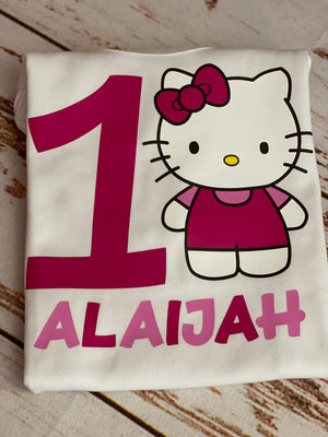 Hello Kitty Birthday Shirt, Hello Kitty Kawaii Birthday T-Shirt